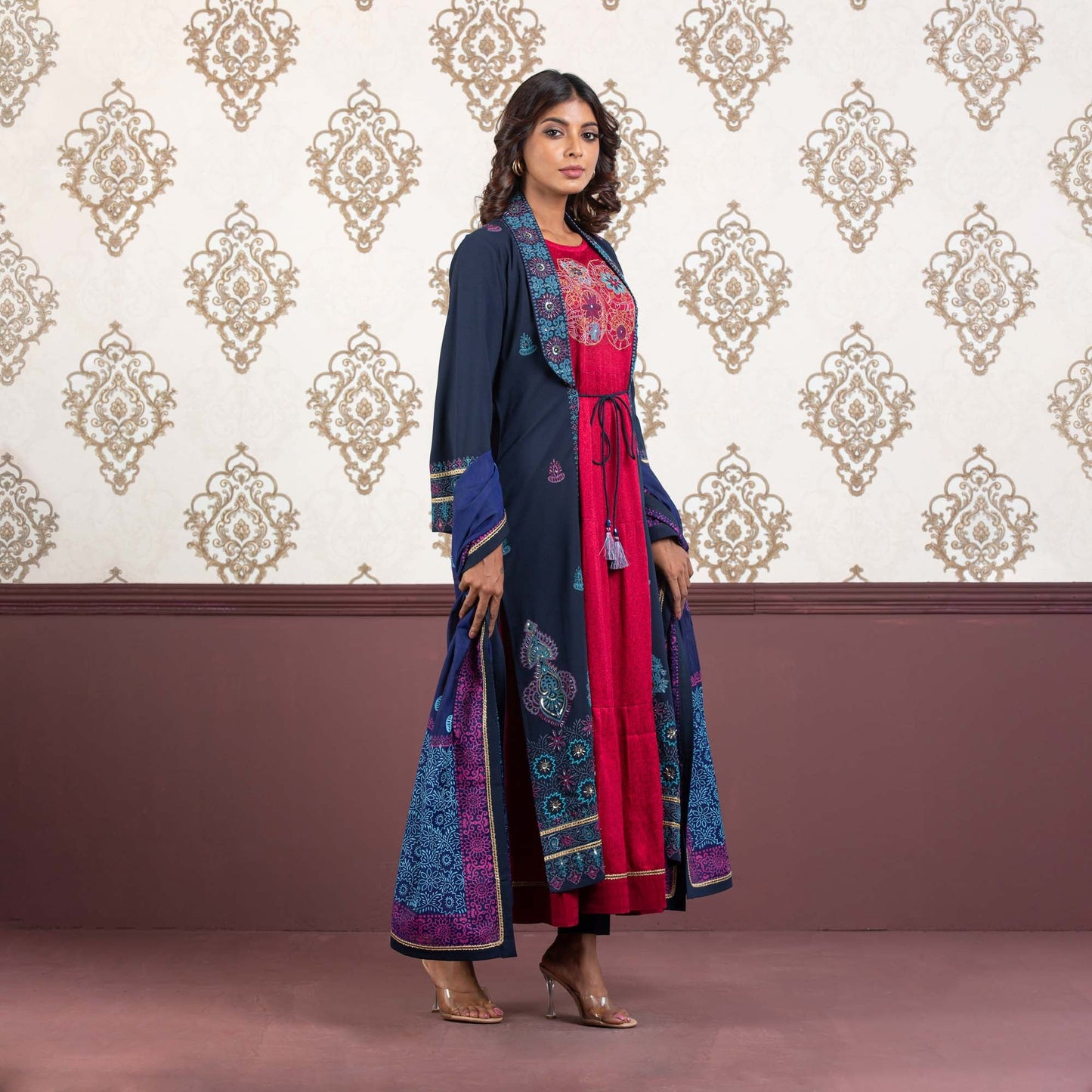 ETHNIC PREMIUM 3PCS-NAVY