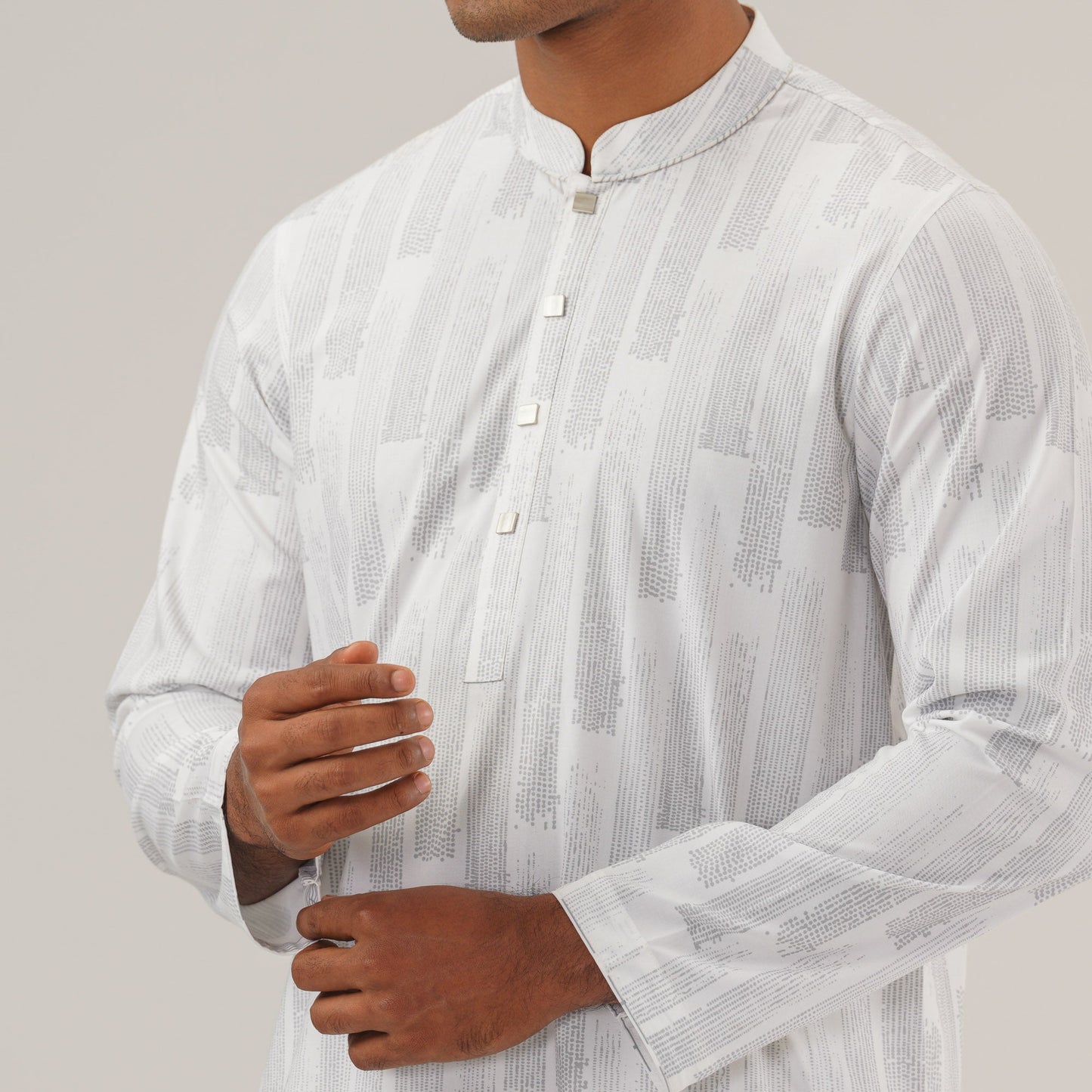 Mens White Panjabi