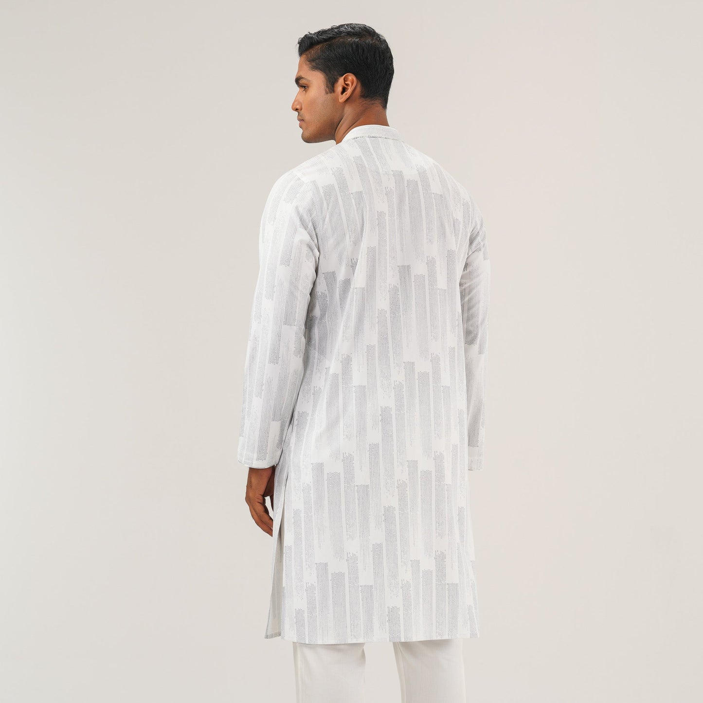 Mens White Panjabi
