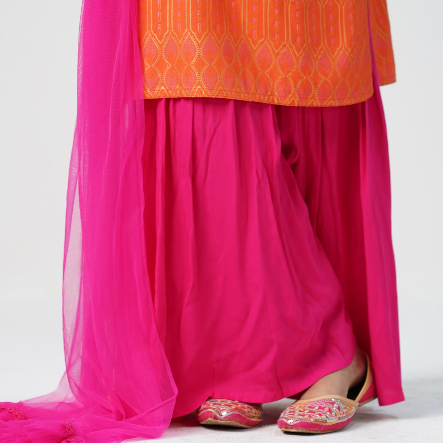 Girls Orange Three Piece Set