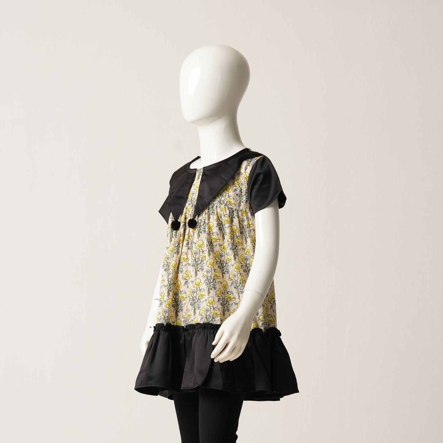 Baby Girls Yellow Print