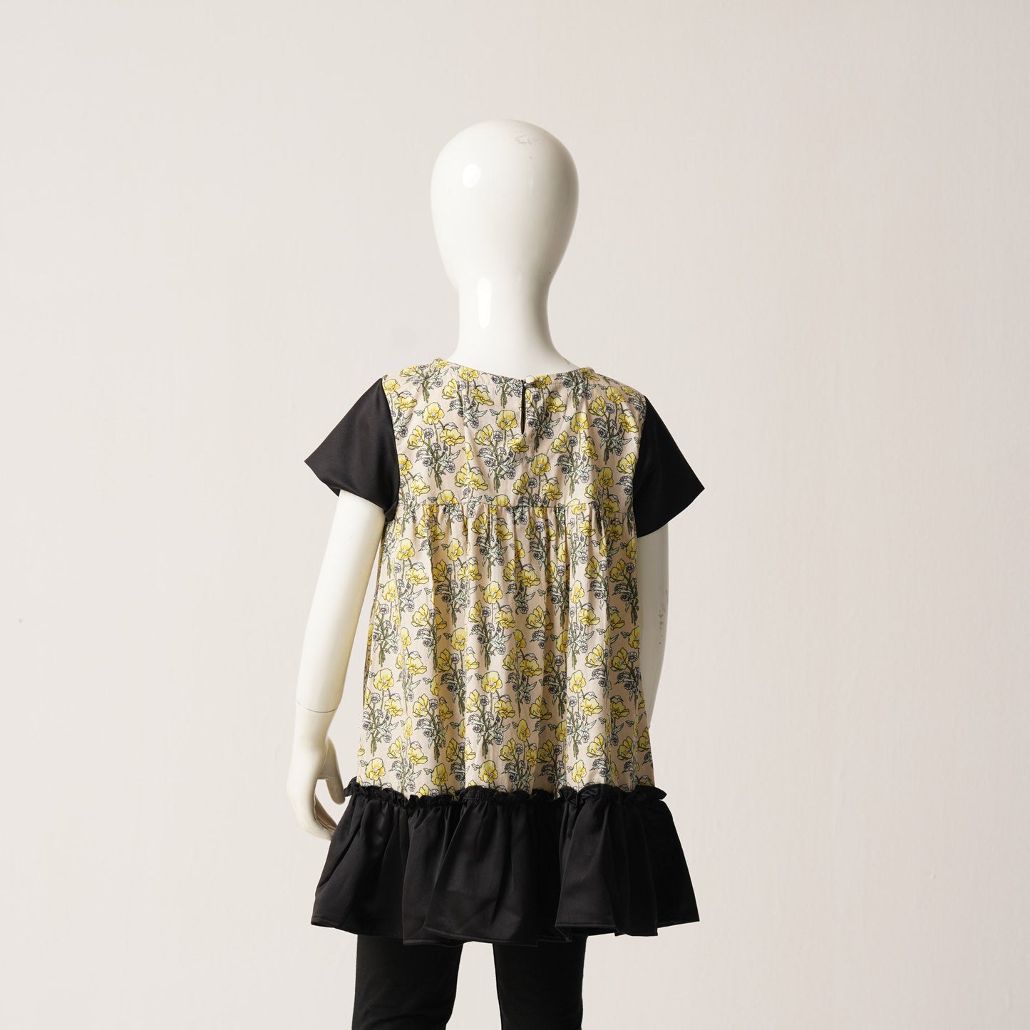 Baby Girls Yellow Print