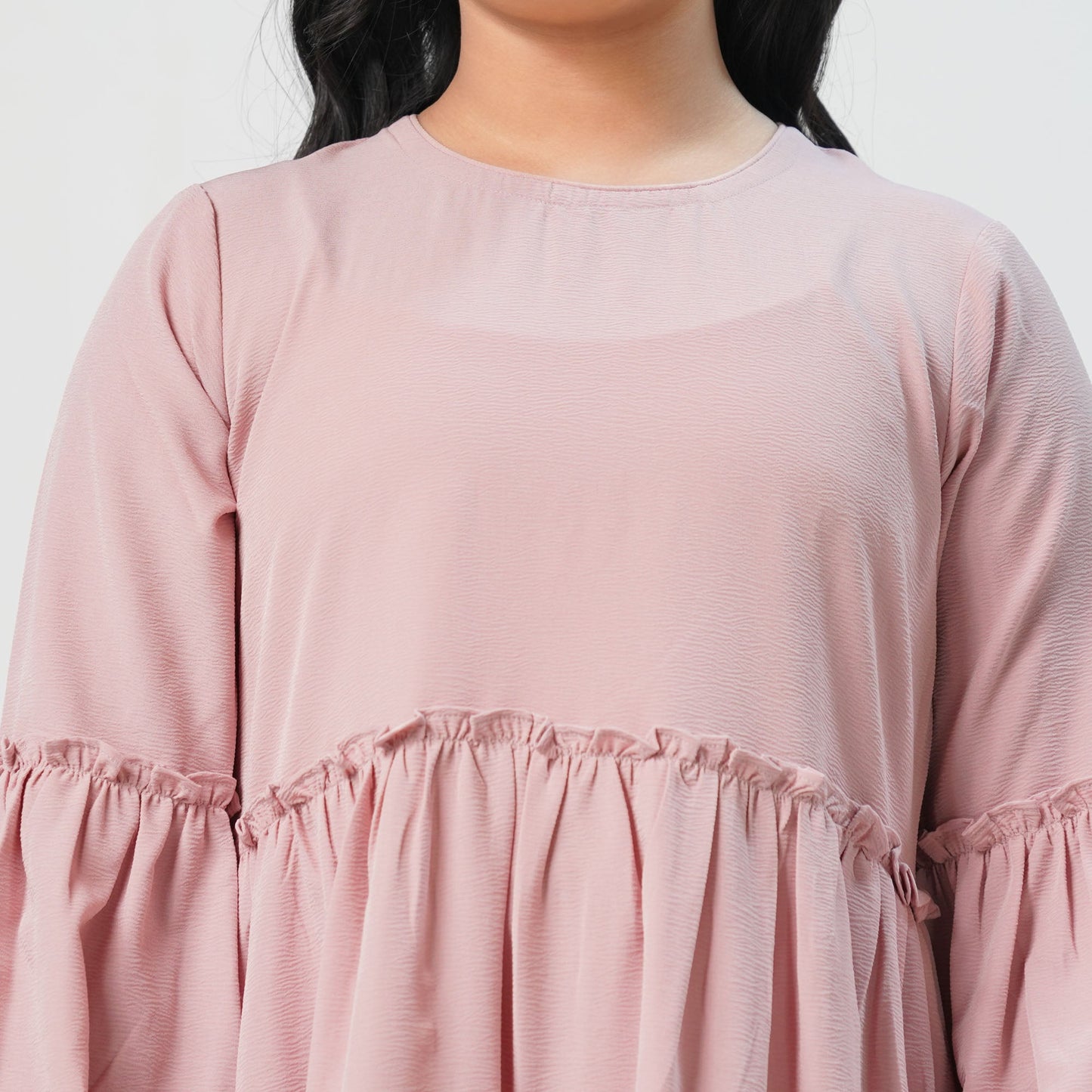 Girls Dusty Pink Dress