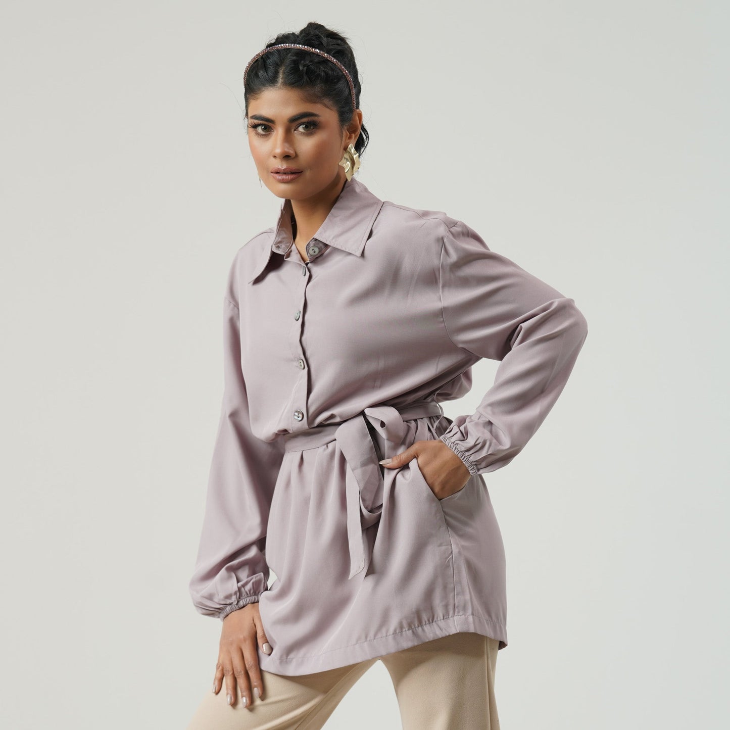 Women Light Purple Dress