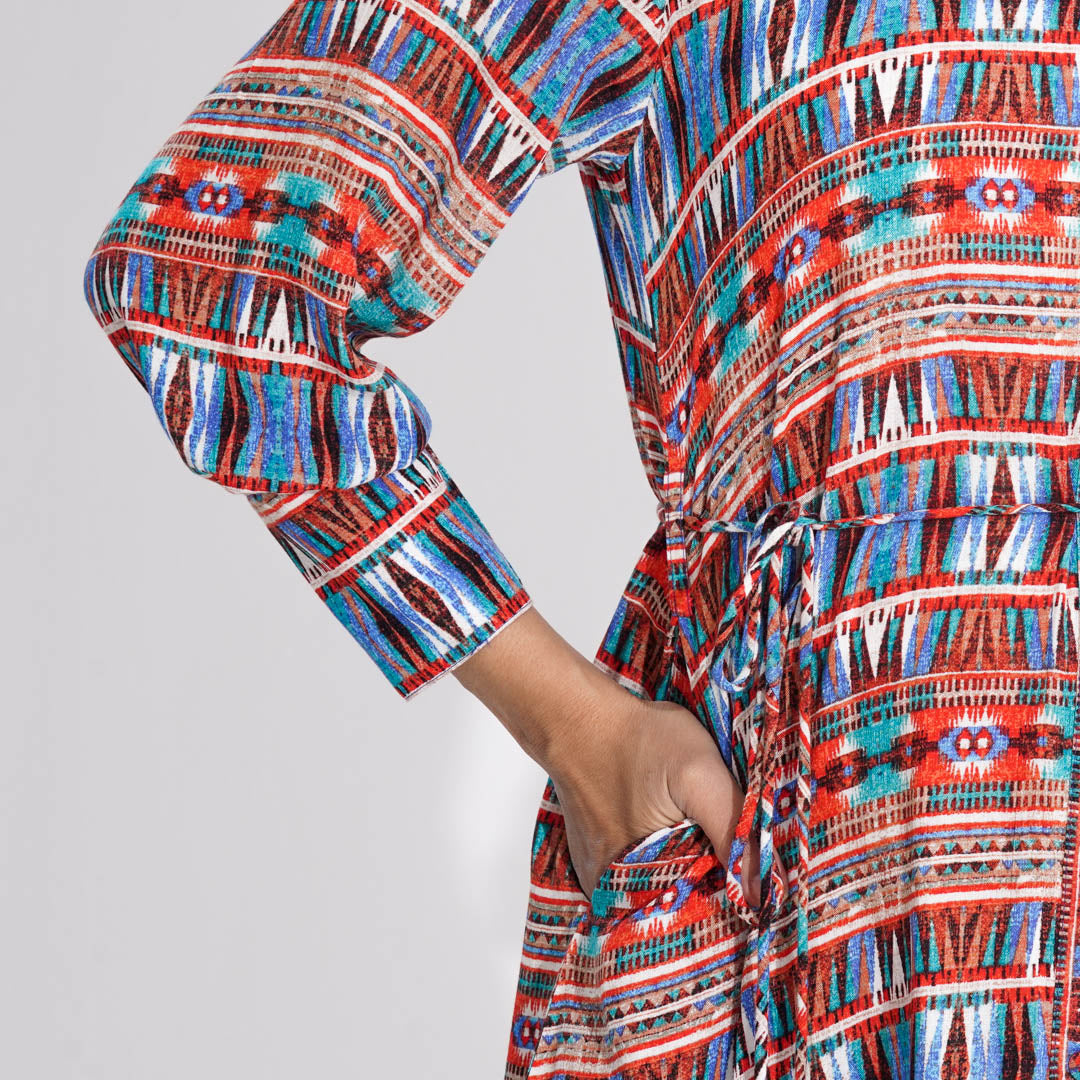 Women Orange Printed Dress