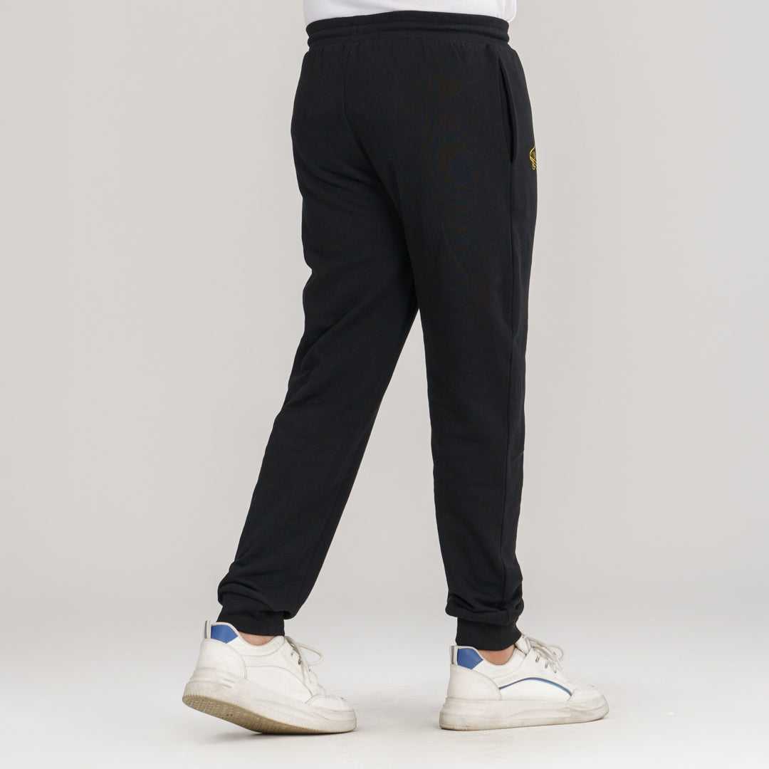 Boys Black Joggers