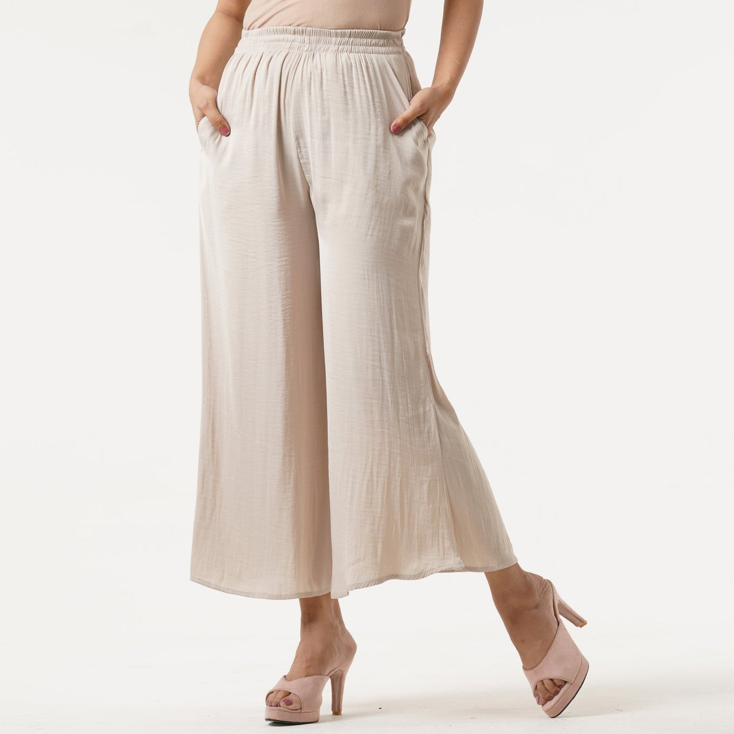 Womens Beige Pant