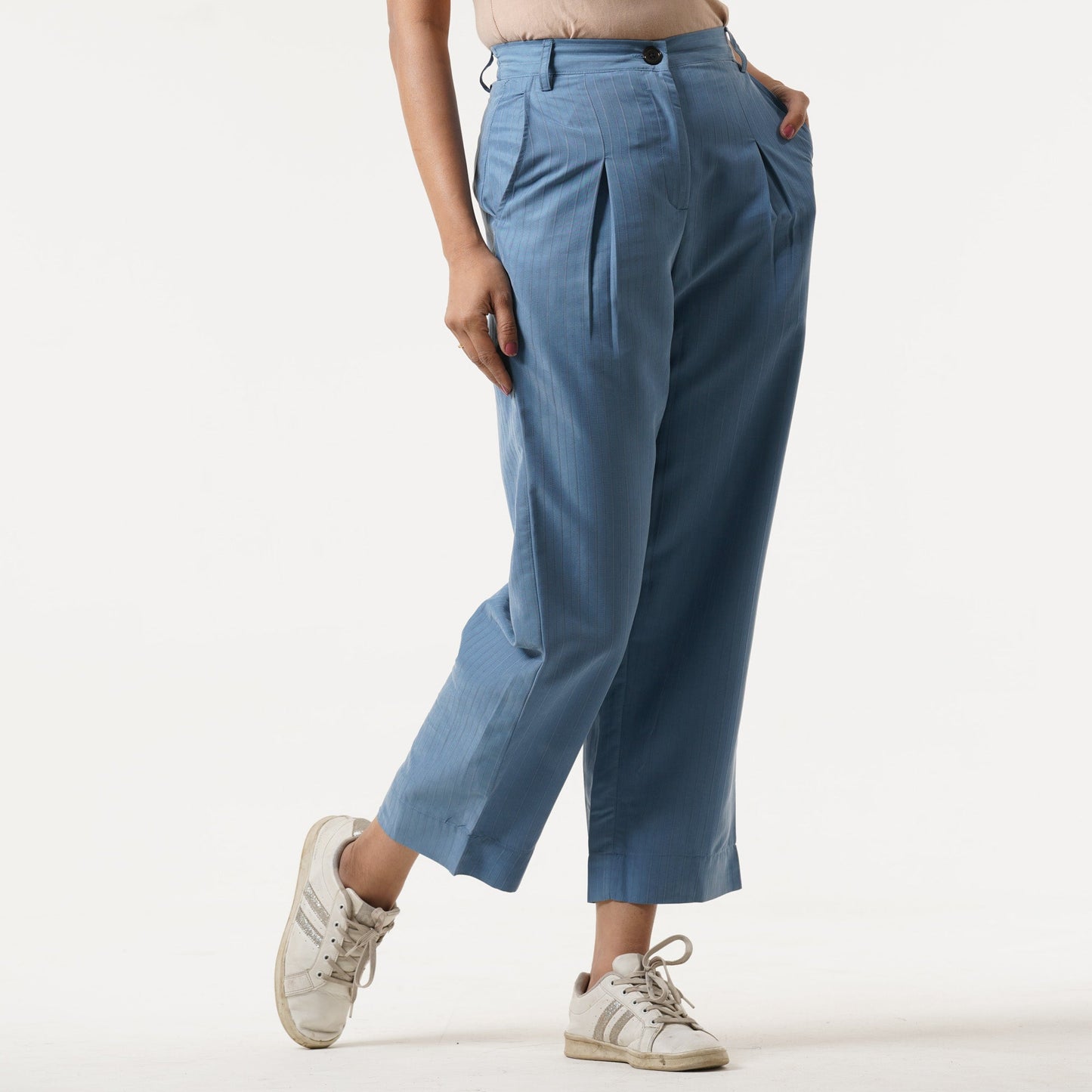 Womens Blue Pant