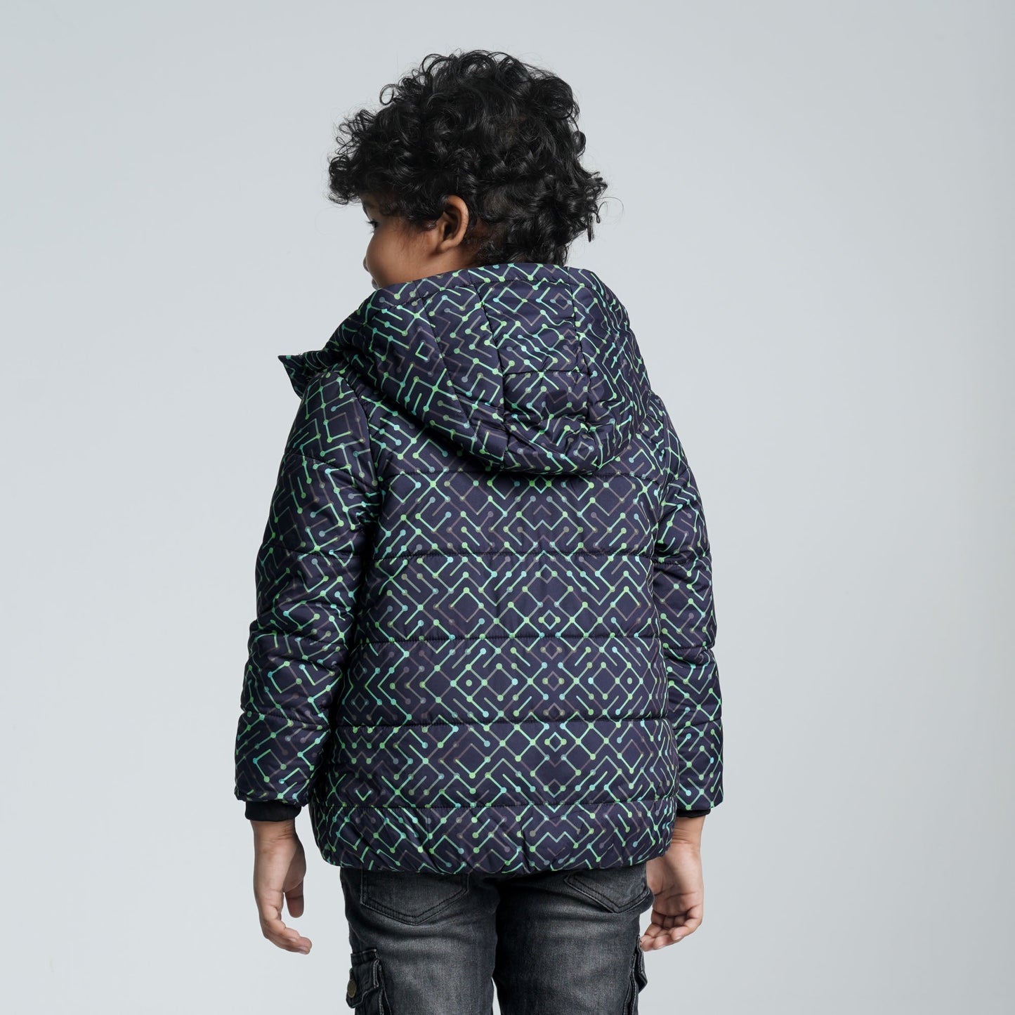 Baby Navy & Green Boys Quilting