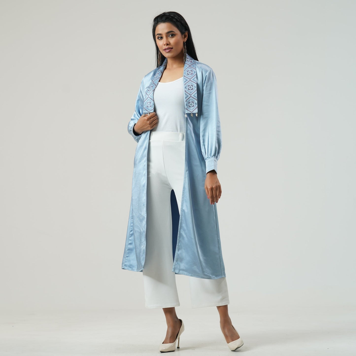 Womens Sky Shrug