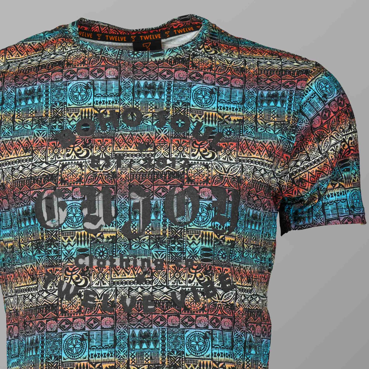 Mens Multi Color T-Shirt