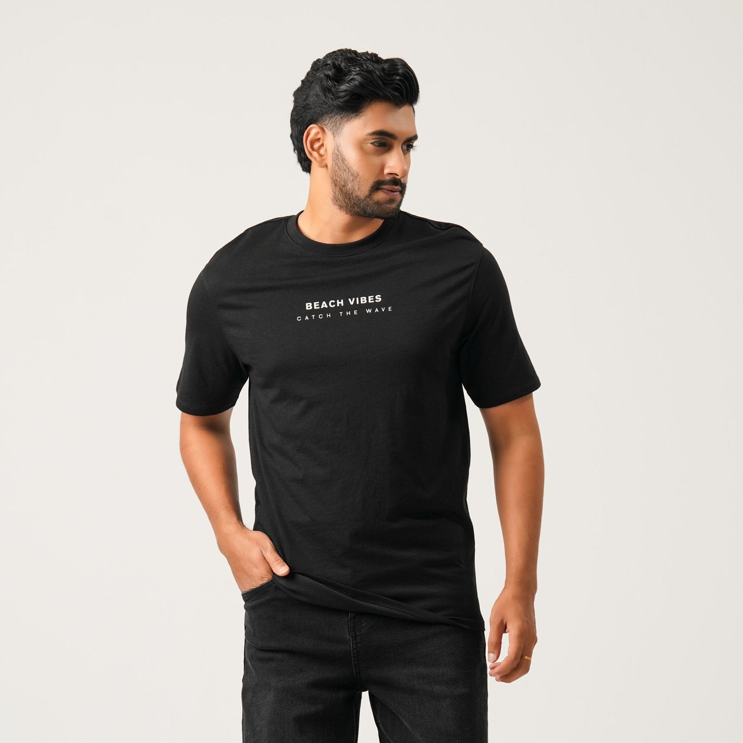 Men Oversize T-Shirt Black
