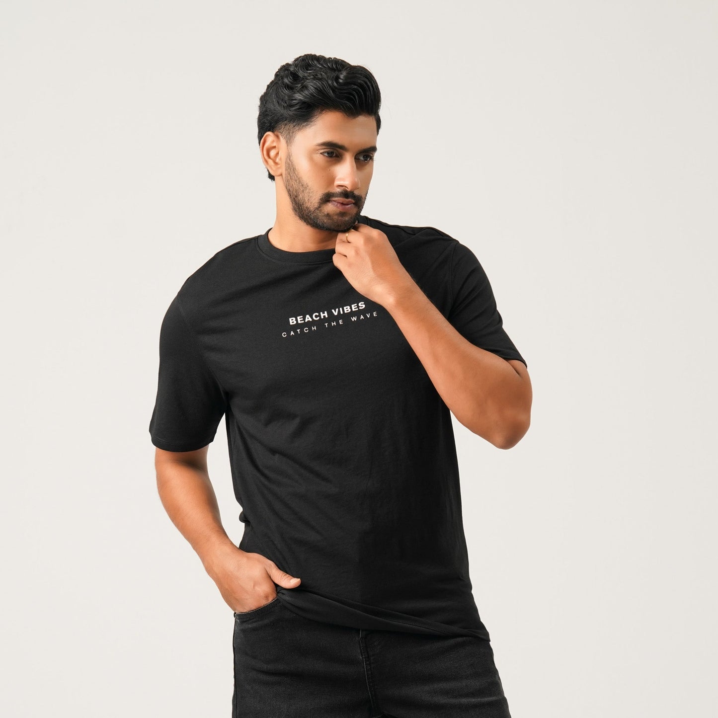 Men Oversize T-Shirt Black