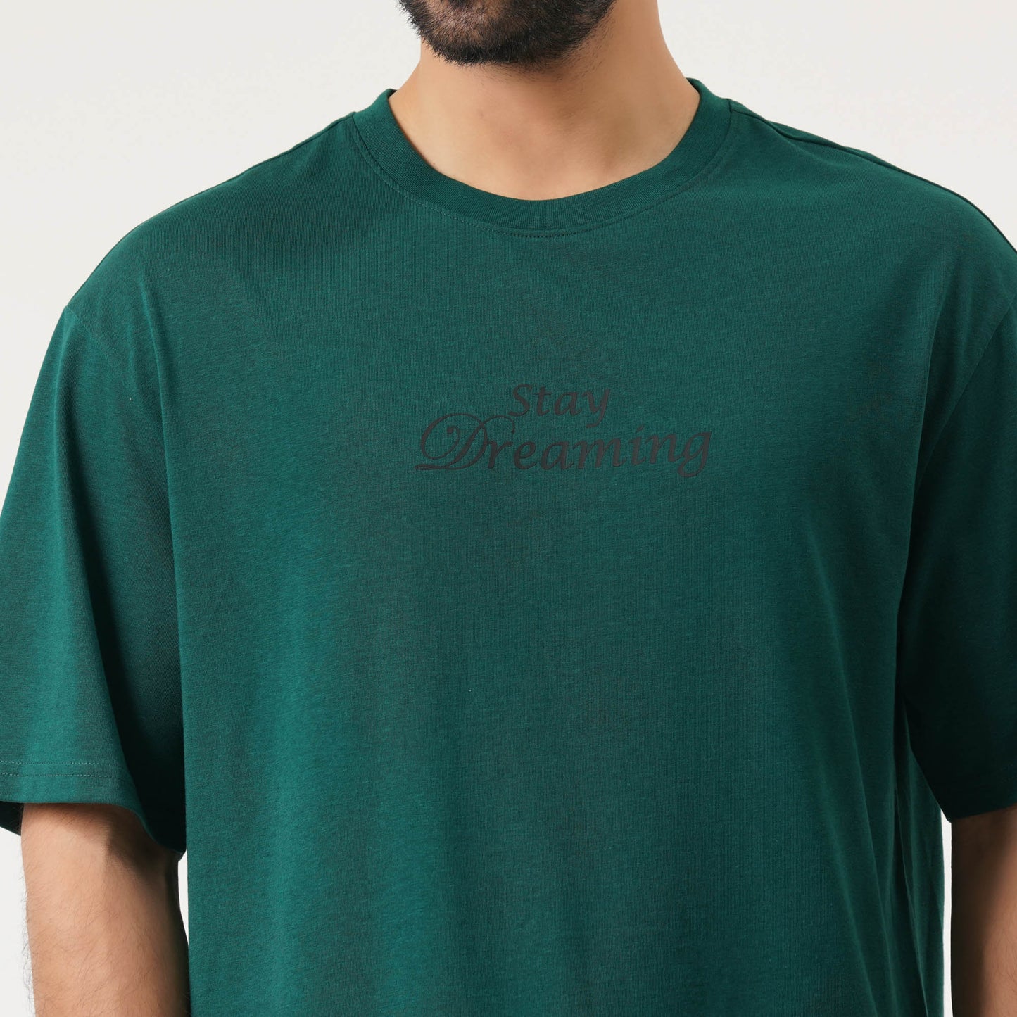 Mens Green Oversized T-Shirt