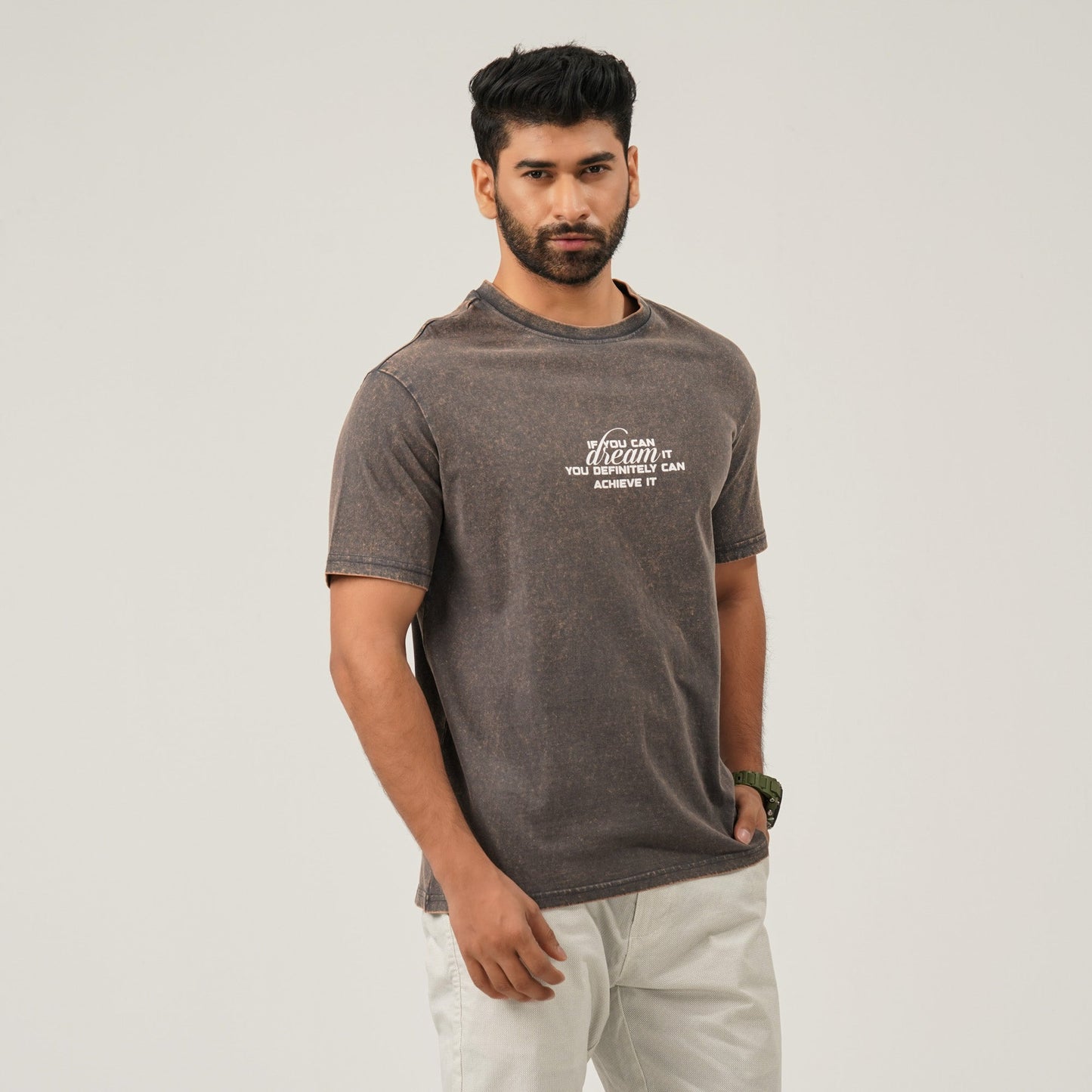 Men Oversize T-Shirt Gray