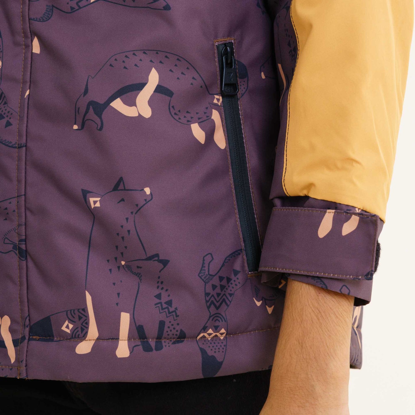Baby Boy's Black Brown Windbreaker