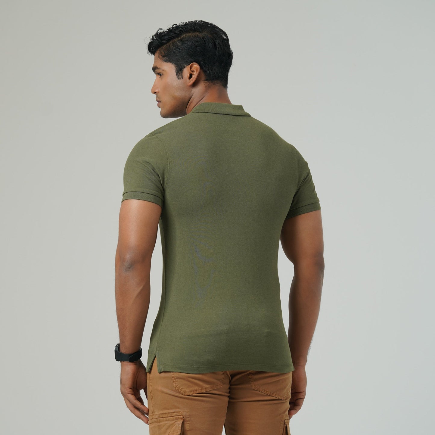 Mens Forest Green Polo Shirt