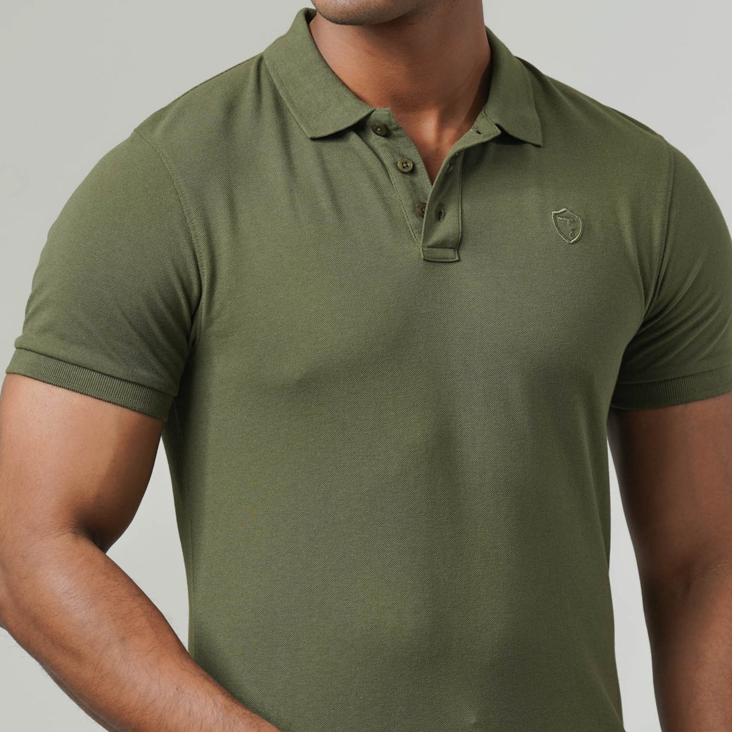 Mens Forest Green Polo Shirt