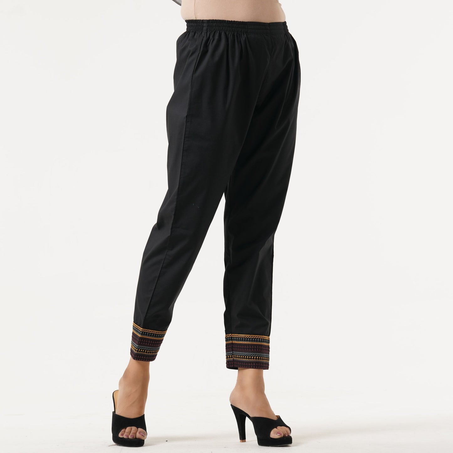 Womens Black Ethnic Bottom