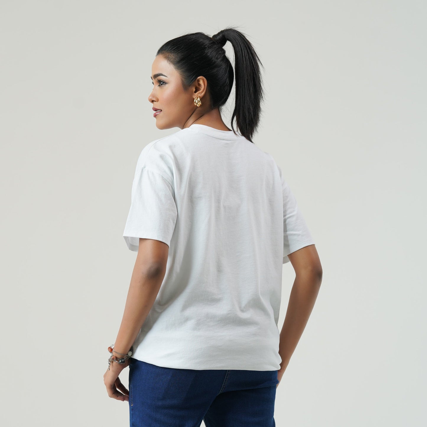 Womens White Oversize T-Shirt