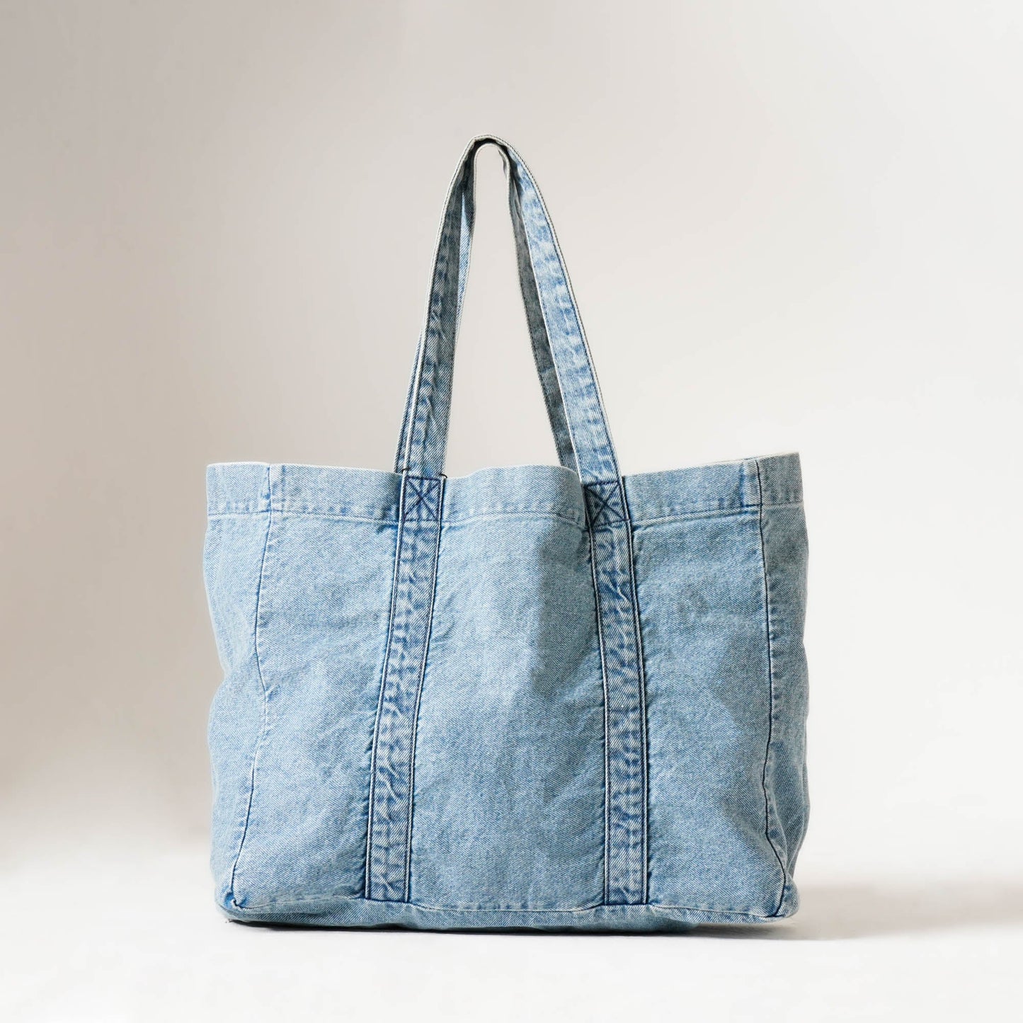 Blue Denim Tote Bag