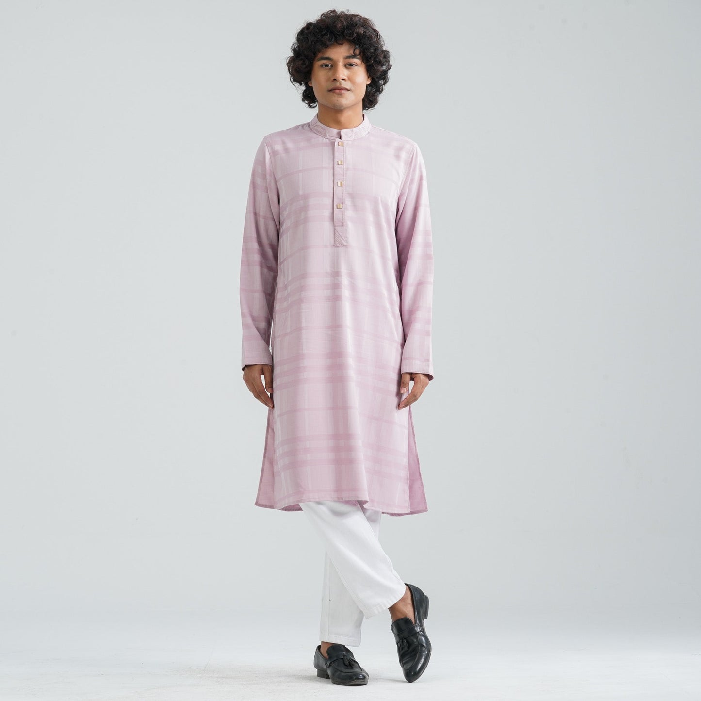 Men's Dust Pink Panjabi