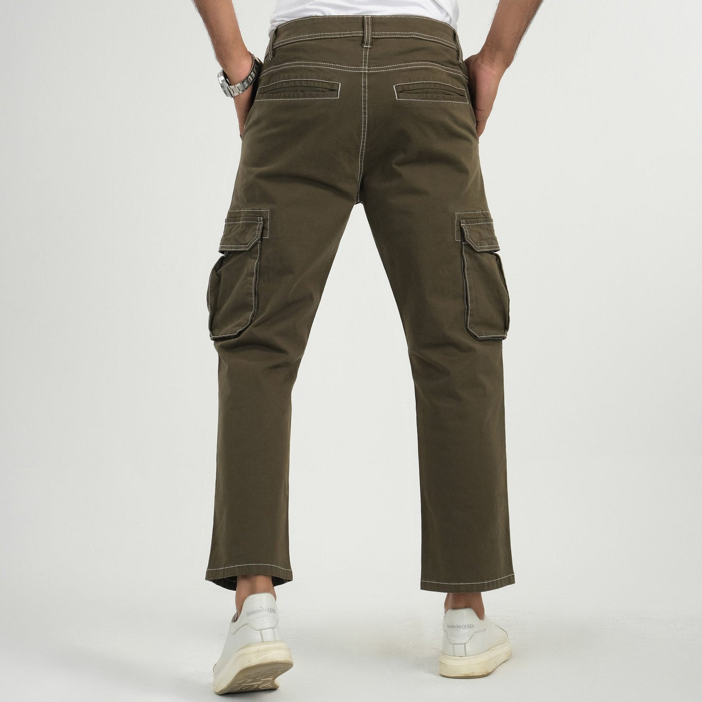 Men's Olive Cargo Pants