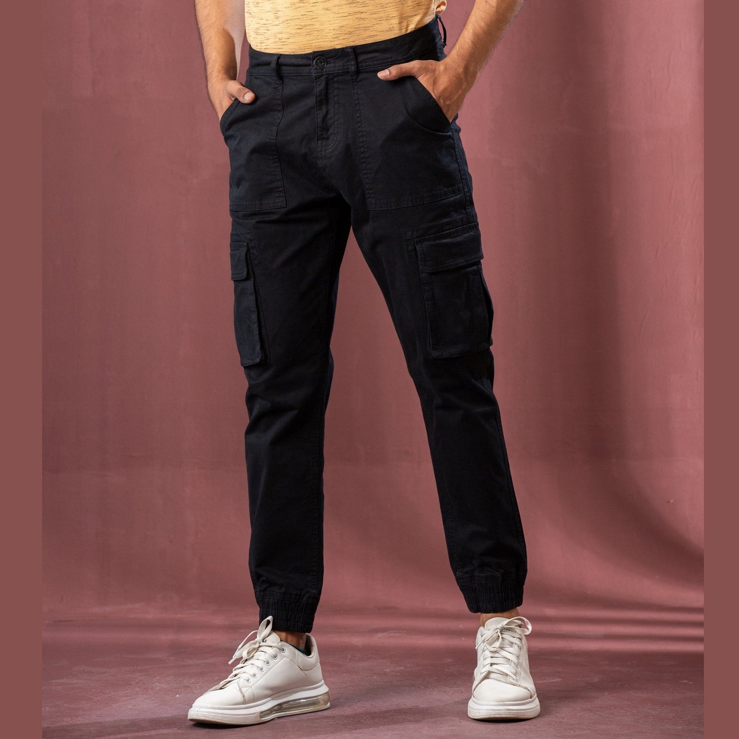 Mens Black Cargo Pants