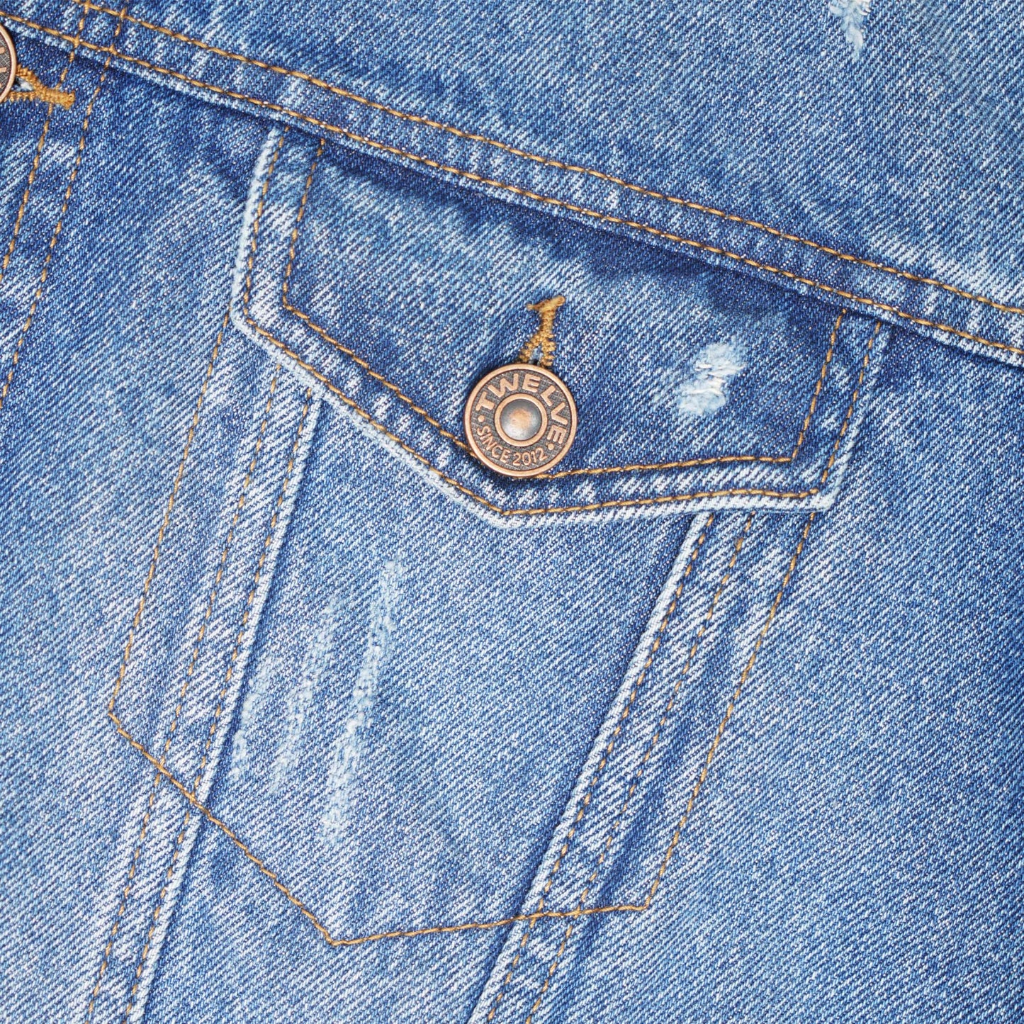 MENS DENIM JACKET- DARK BLUE