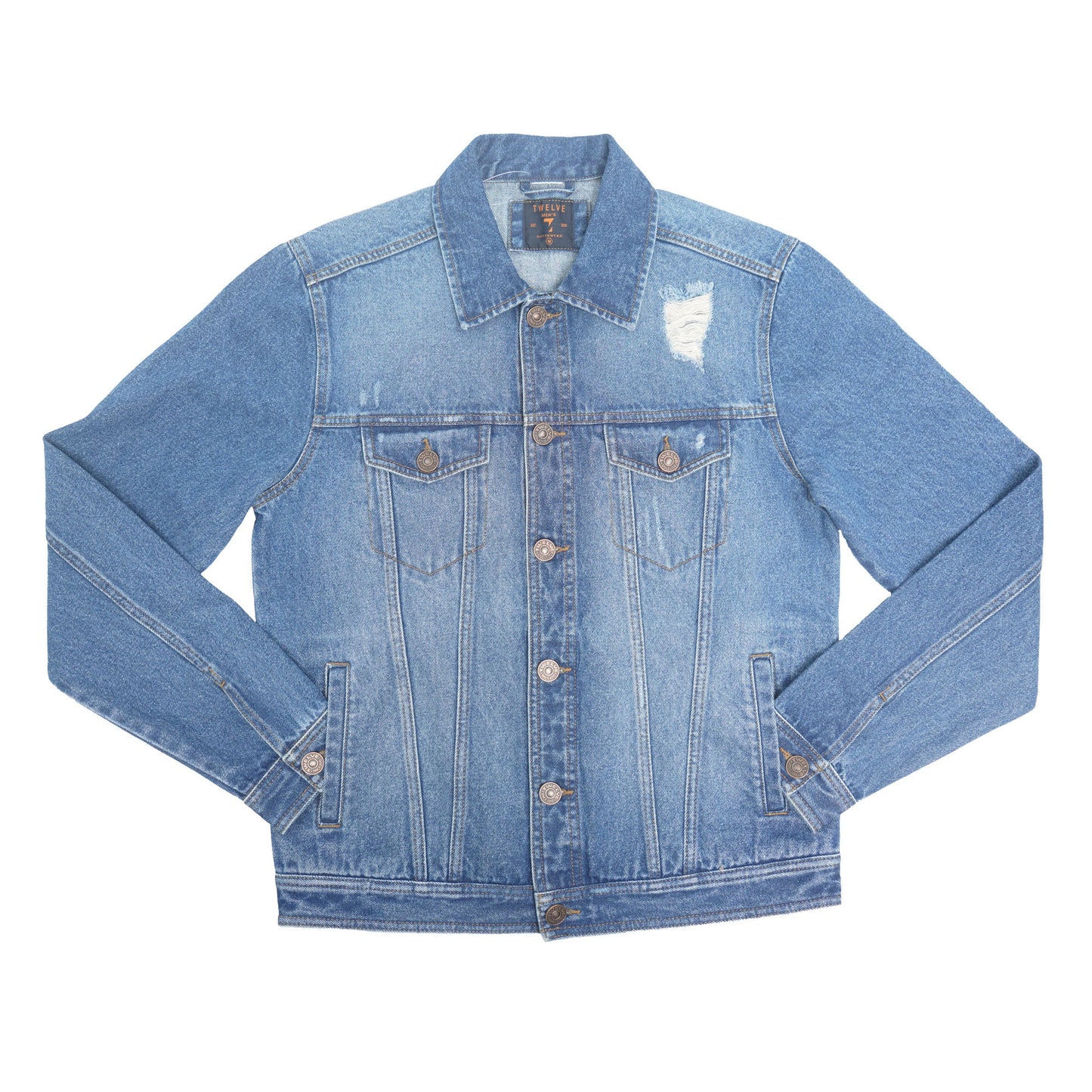 MENS DENIM JACKET- DARK BLUE