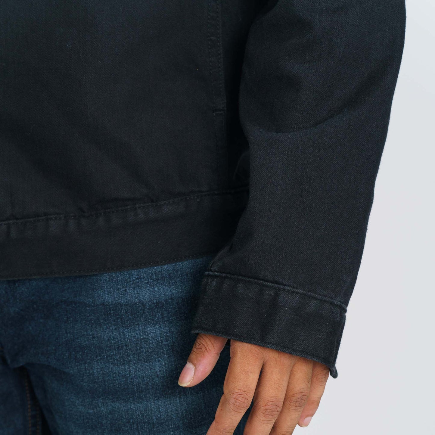 Men's Black Denim Jacket