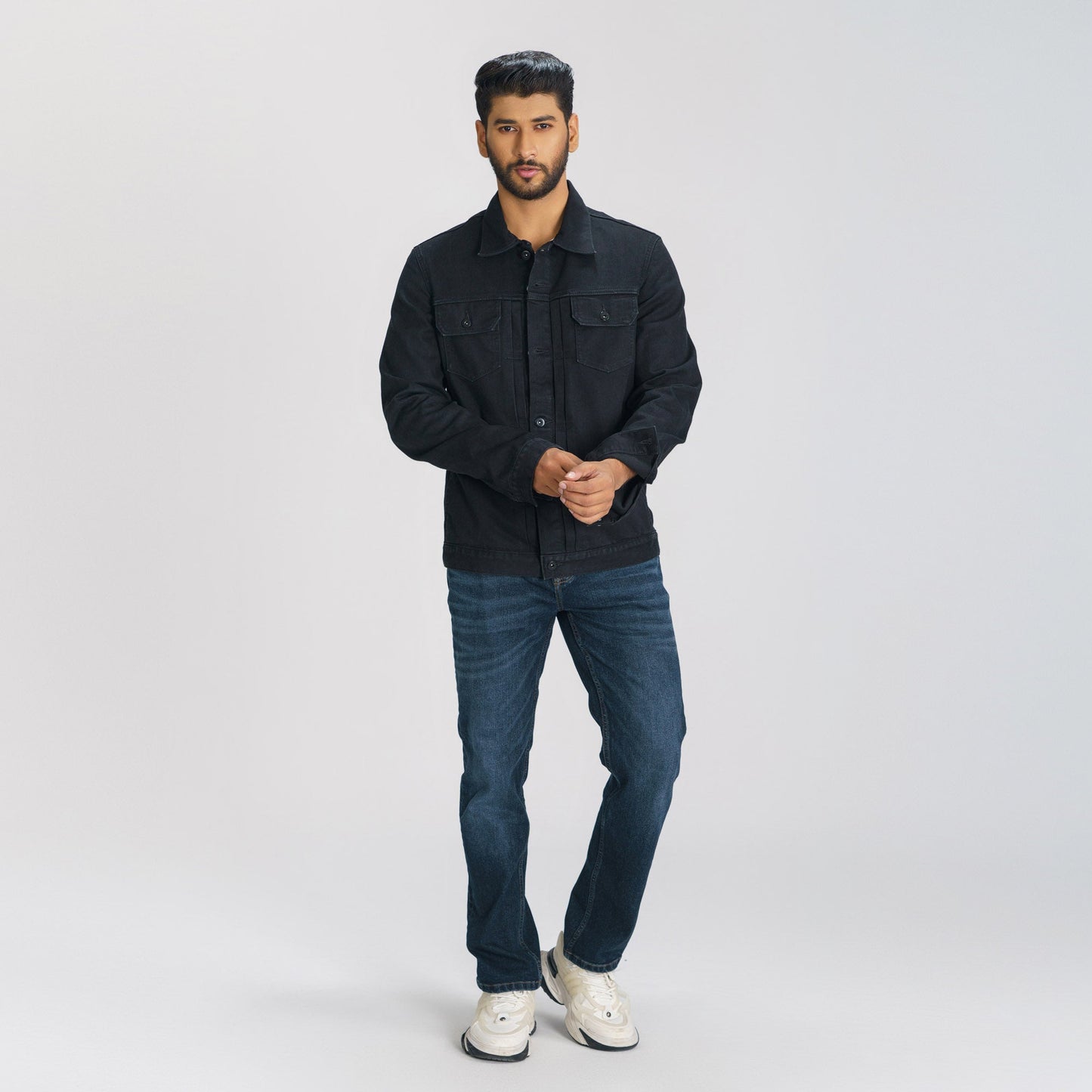 Men's Black Denim Jacket