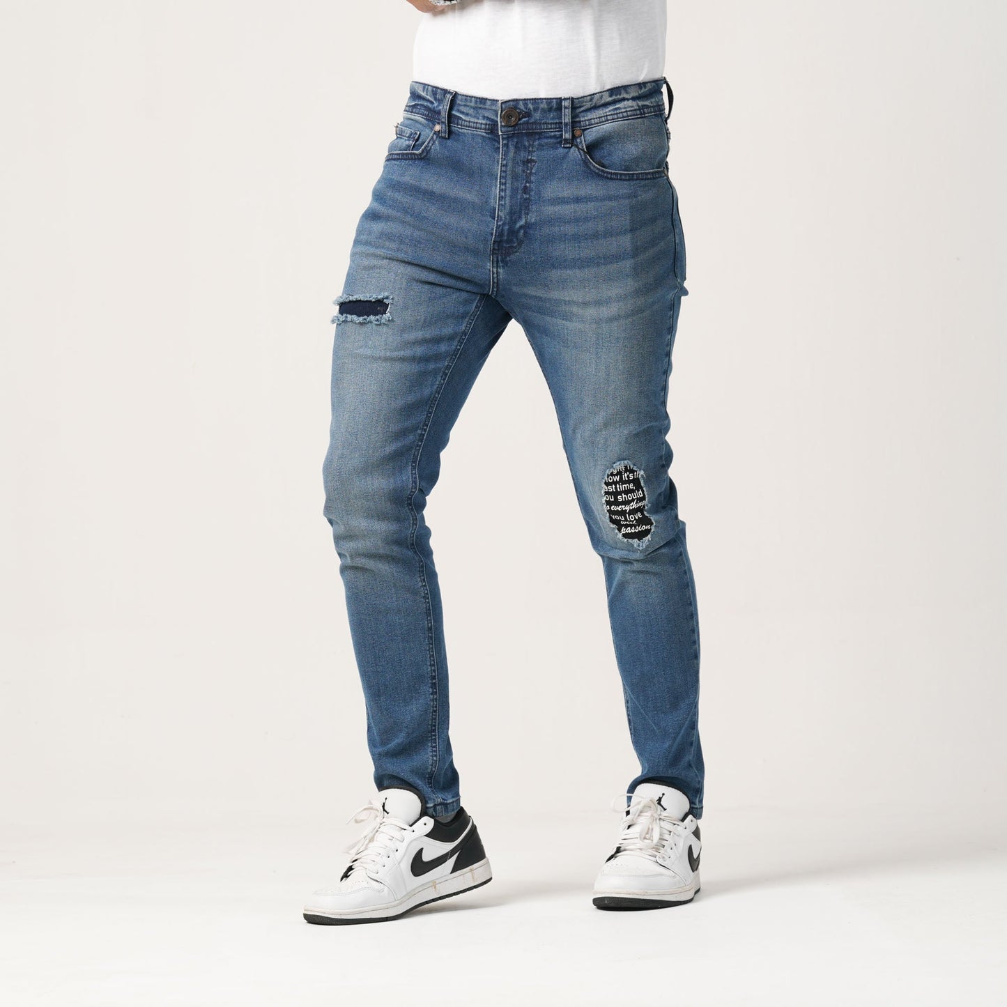 MENS DENIM PANT- DARK BLUE