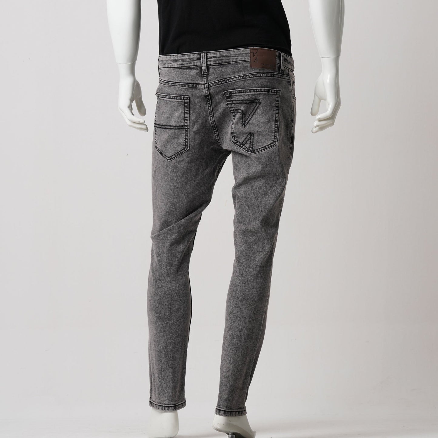 MENS DENIM PANT-GREY
