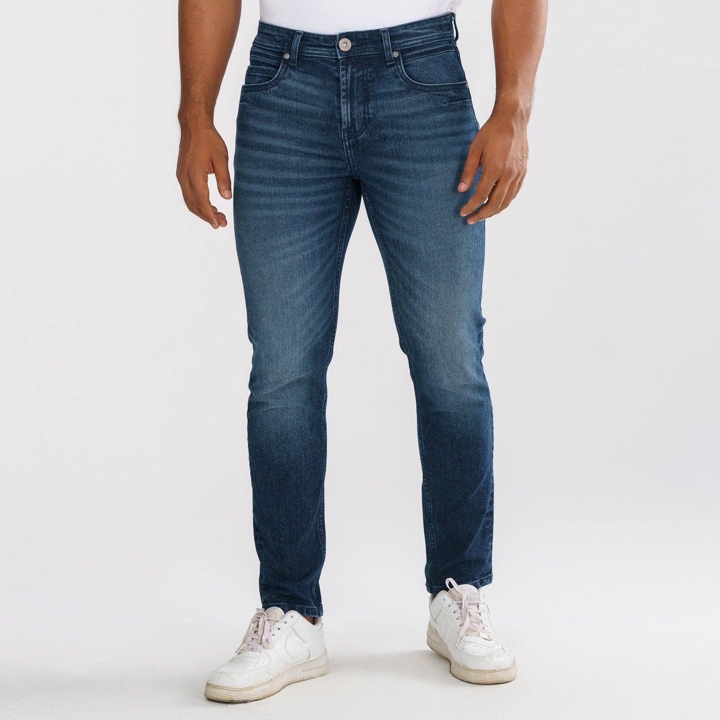 Men's Dark Blue Denim Pants