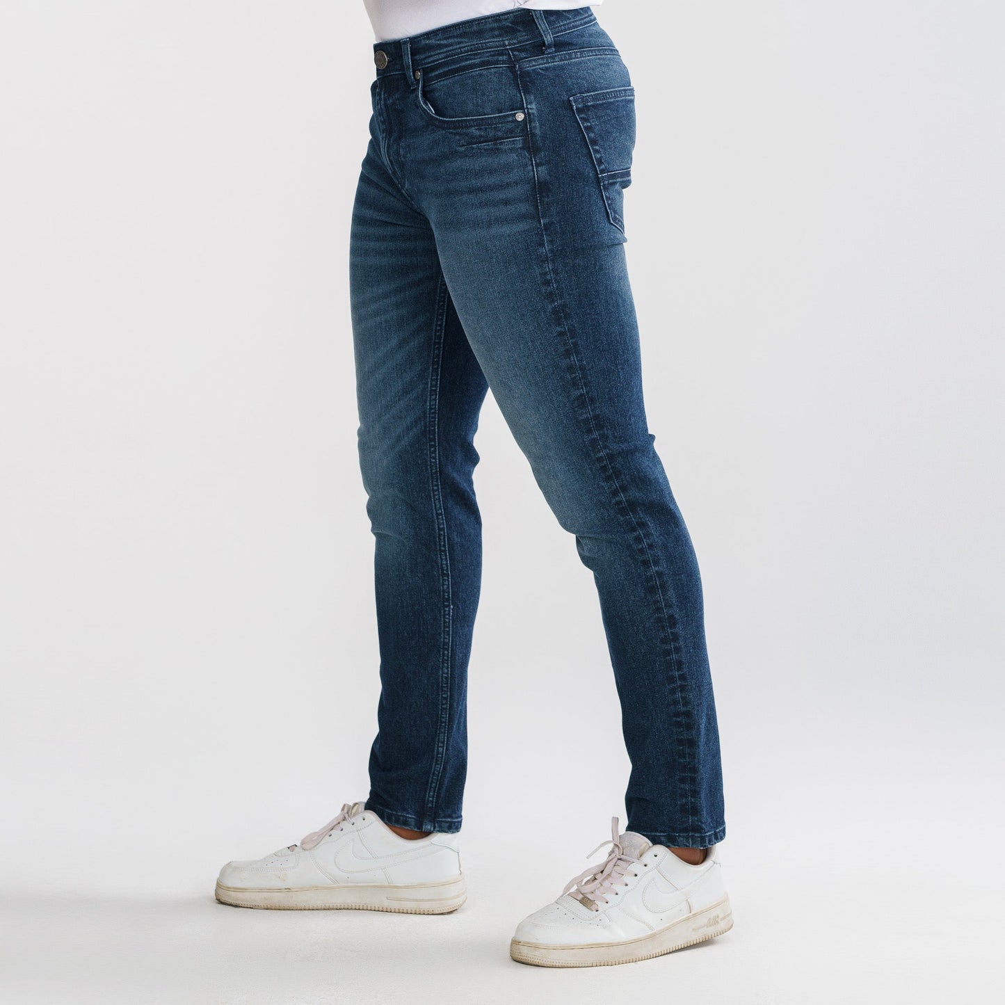 Men's Dark Blue Denim Pants