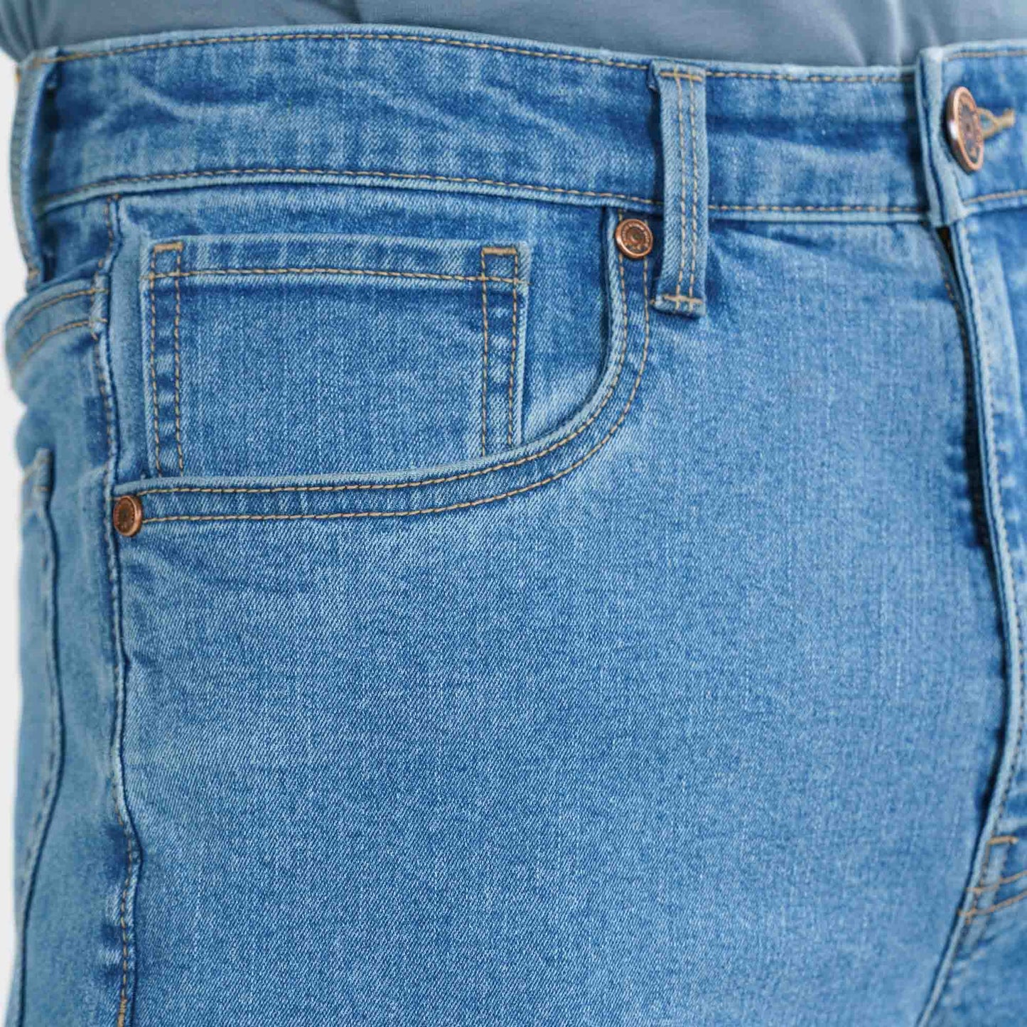 Mens Light Blue Denim Pant