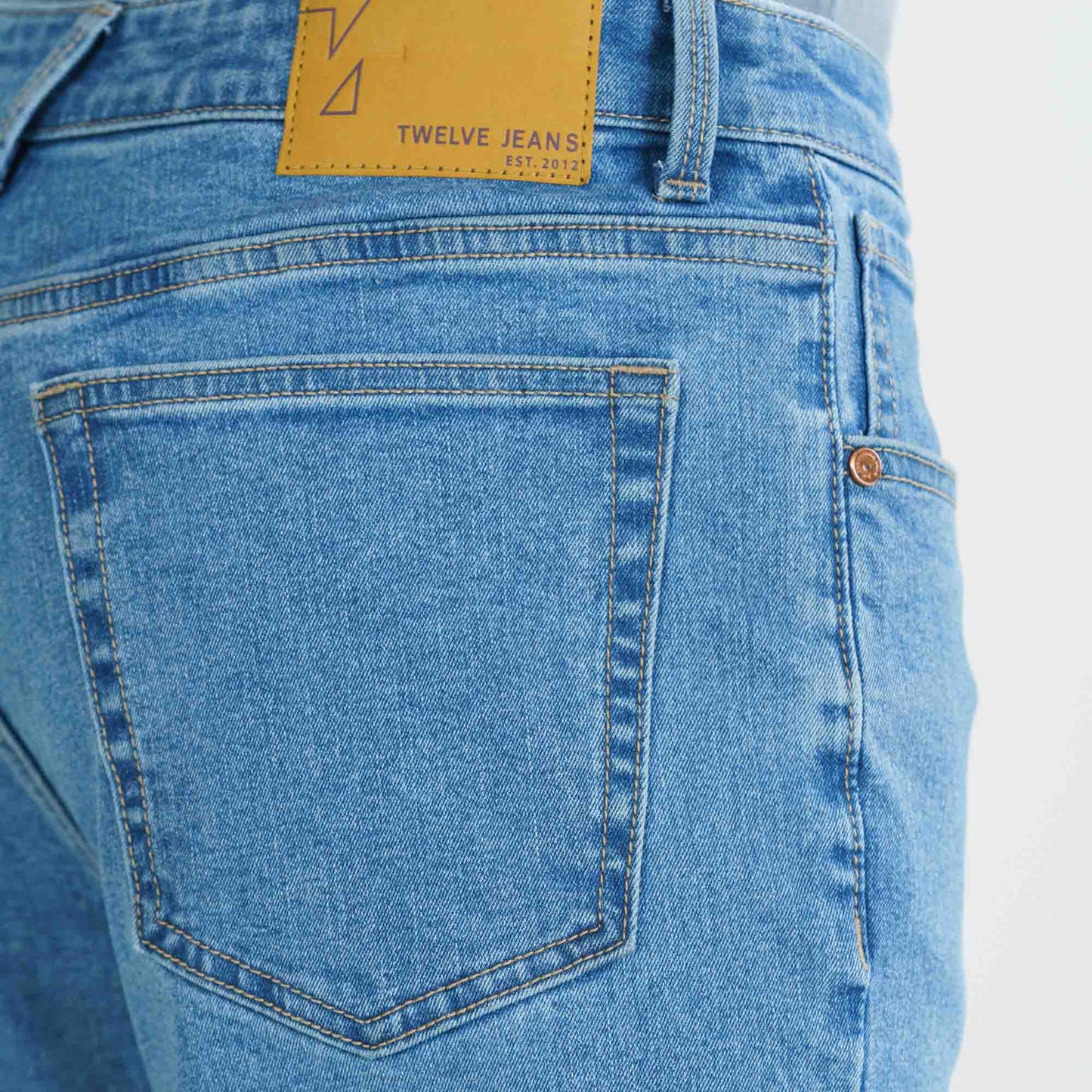 Mens Light Blue Denim Pant