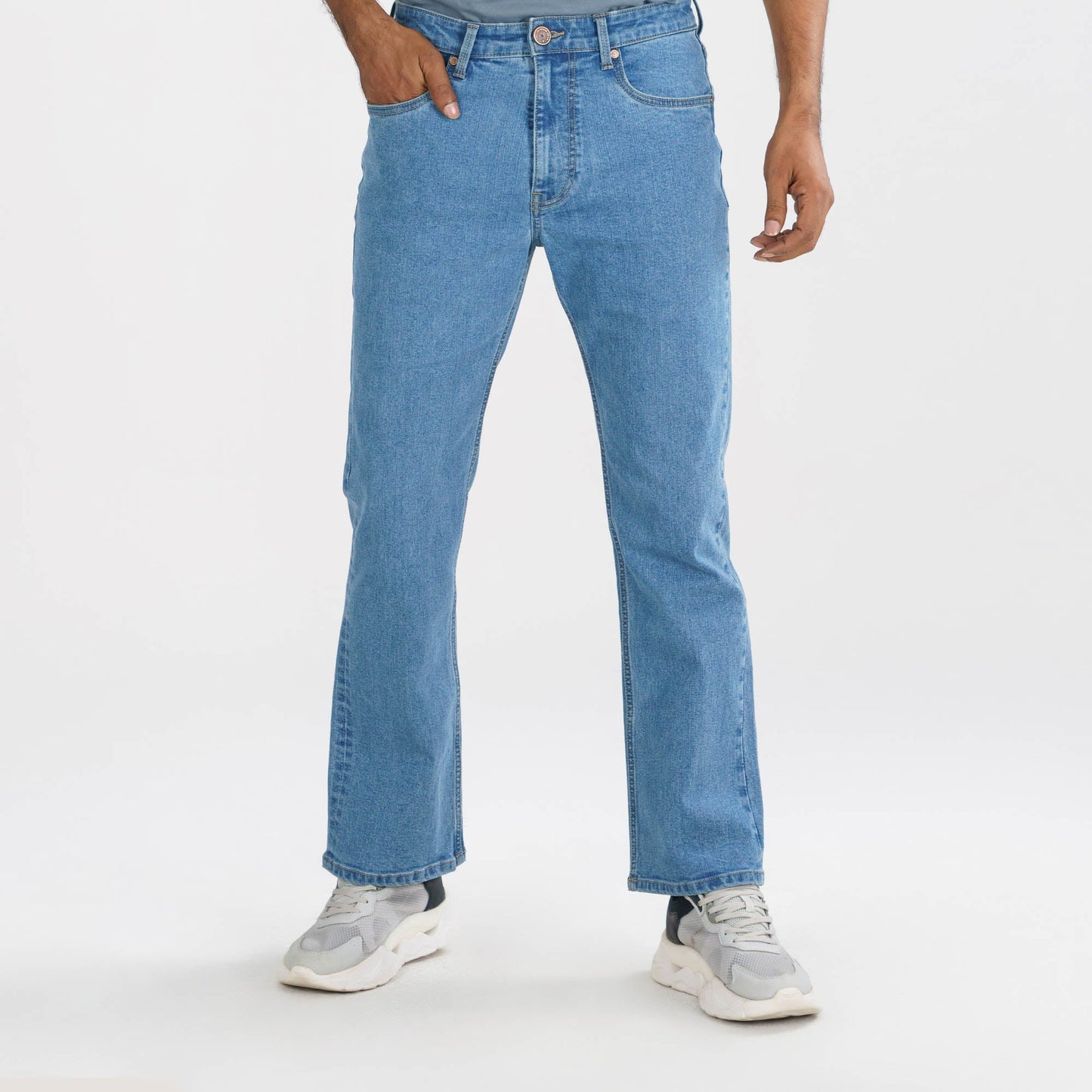 Mens Light Blue Denim Pant