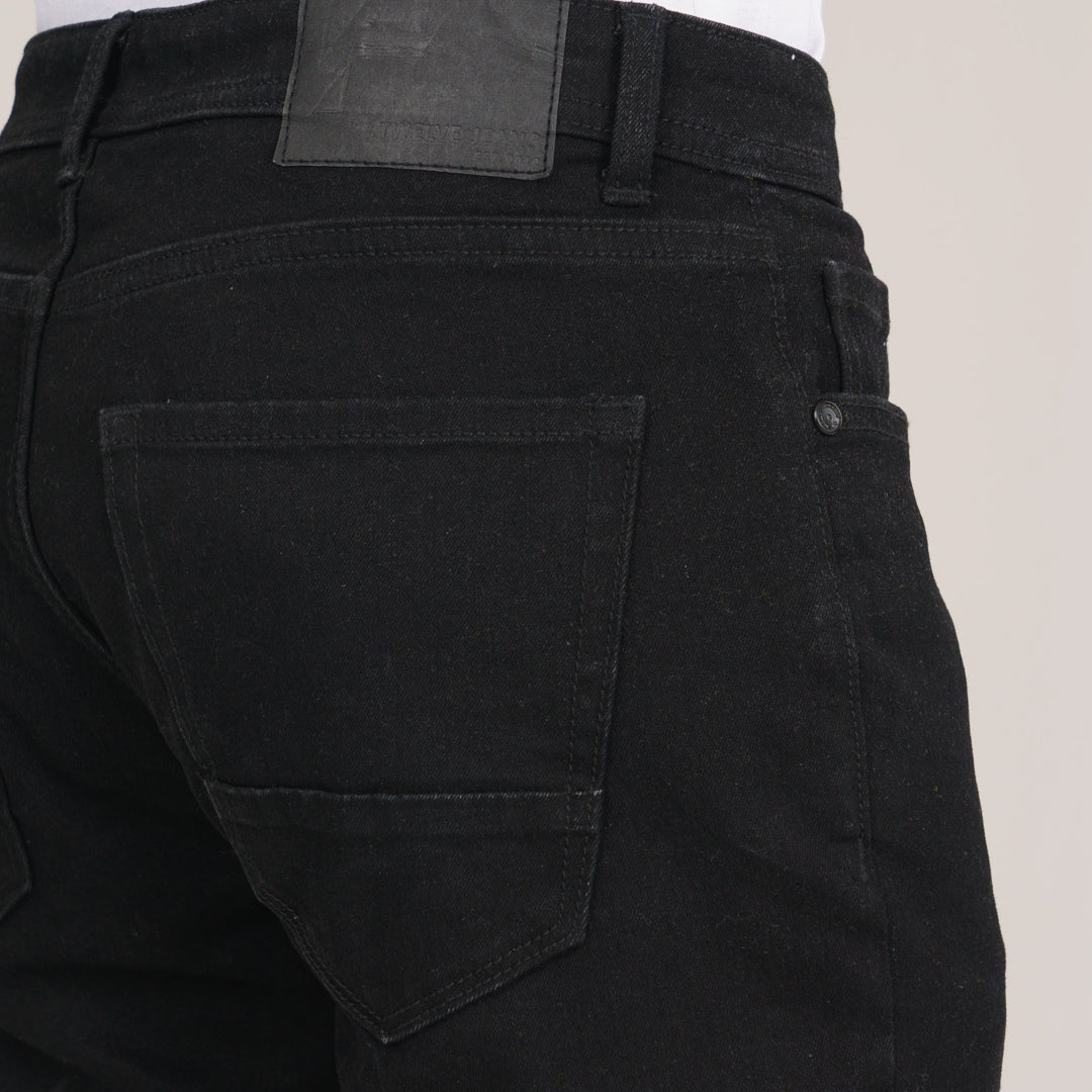 Men's Black Denim Pants