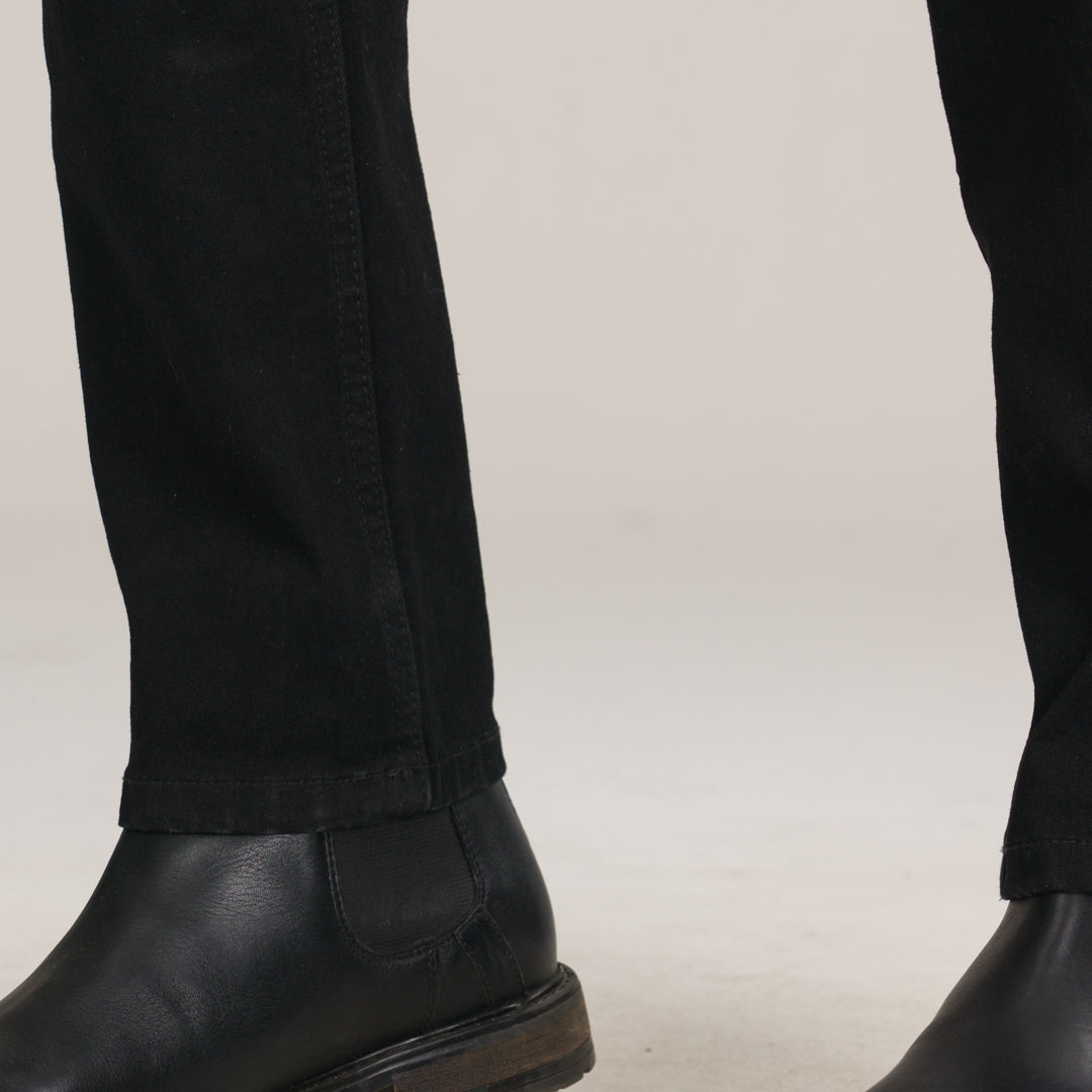 Men's Black Denim Pants
