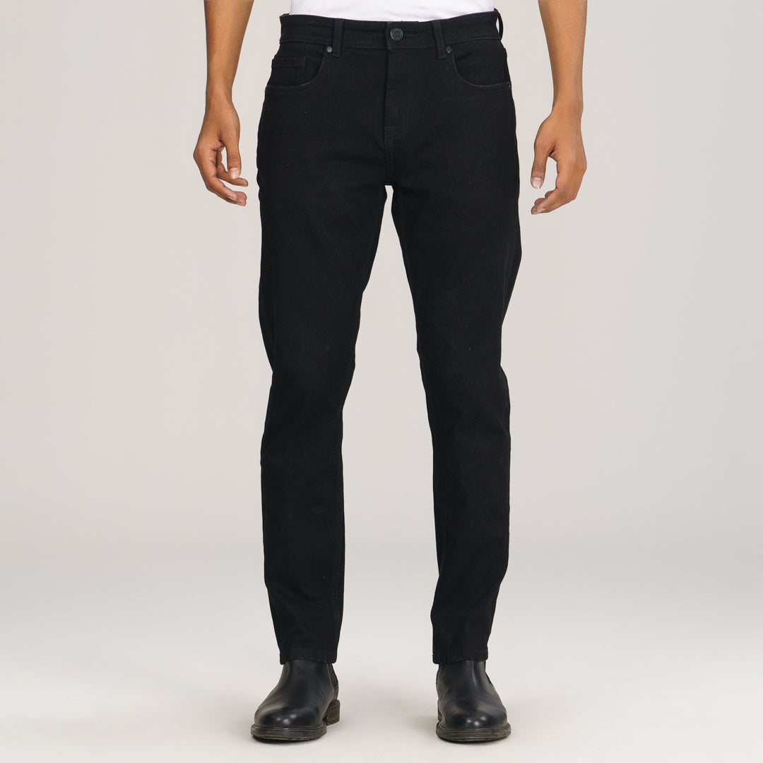 Men's Black Denim Pants