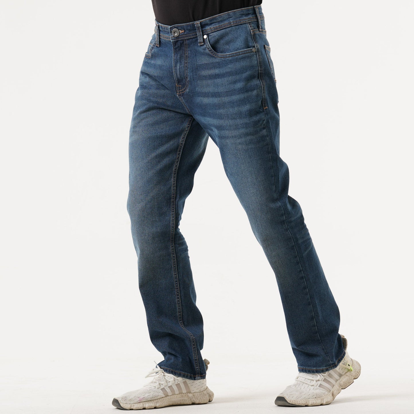 Mens Dark Blue Denim Pant