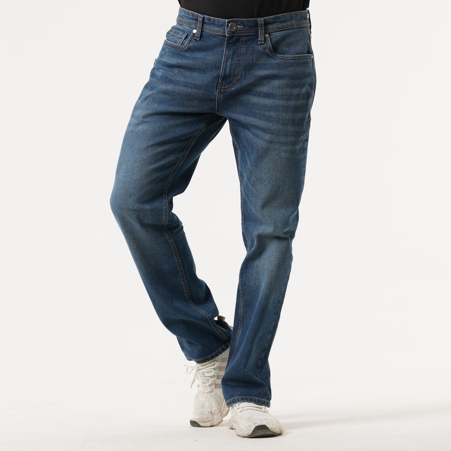 Mens Dark Blue Denim Pant