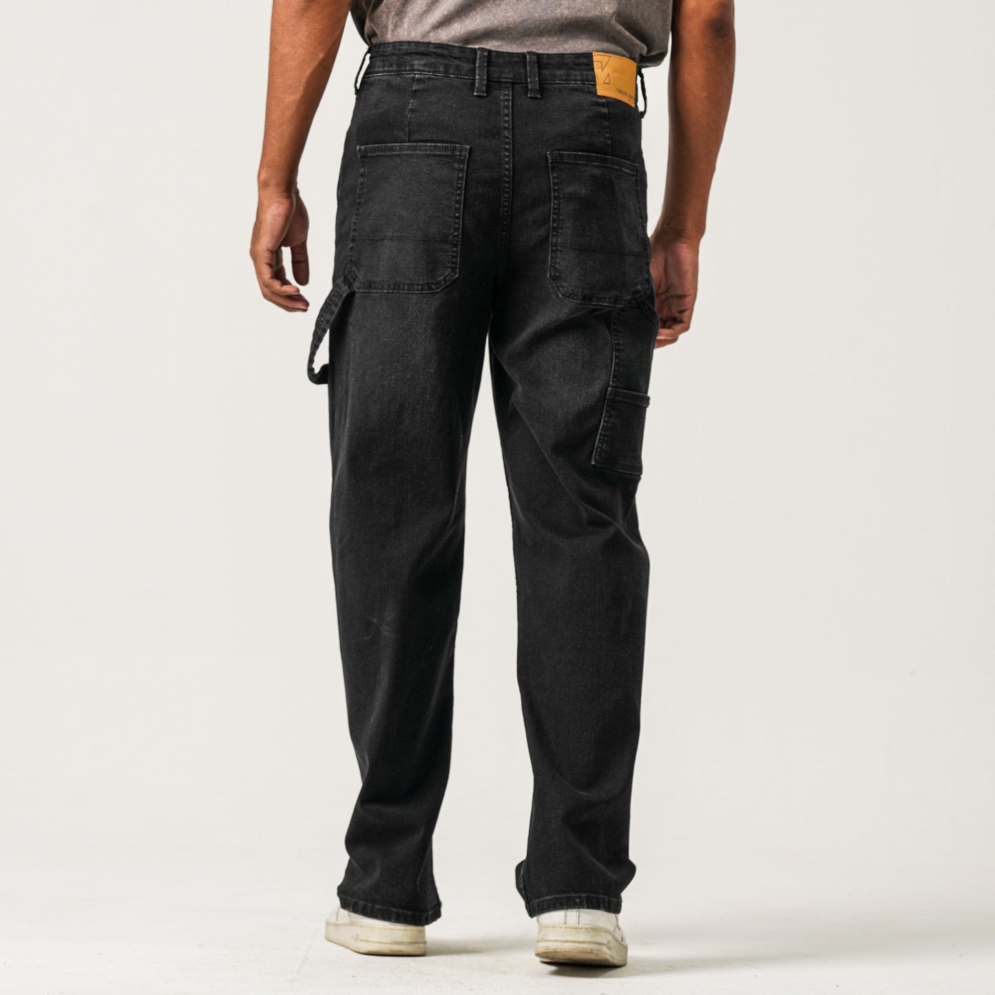 Mens Black Denim Pant