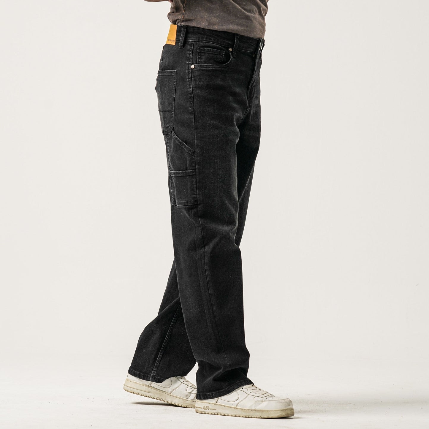 Mens Black Denim Pant