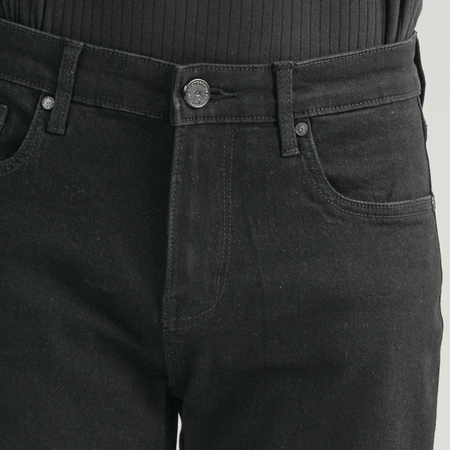 Mens Black Denim Pant