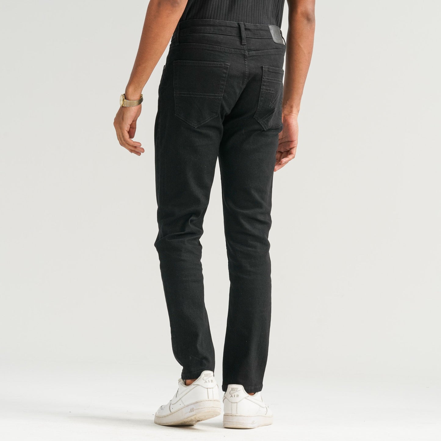Mens Black Denim Pant