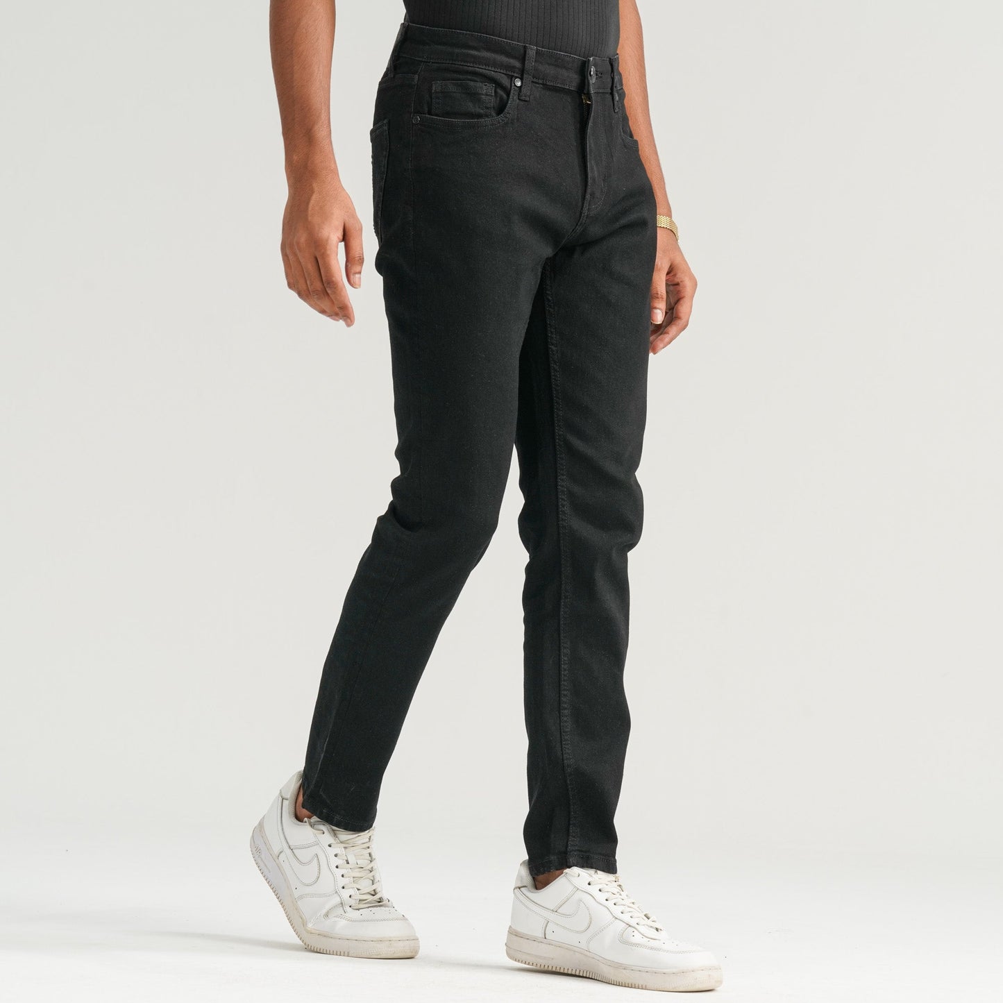 Mens Black Denim Pant