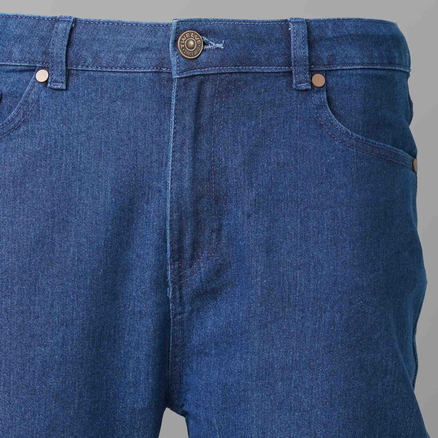Womens Dark Blue Denim Pant